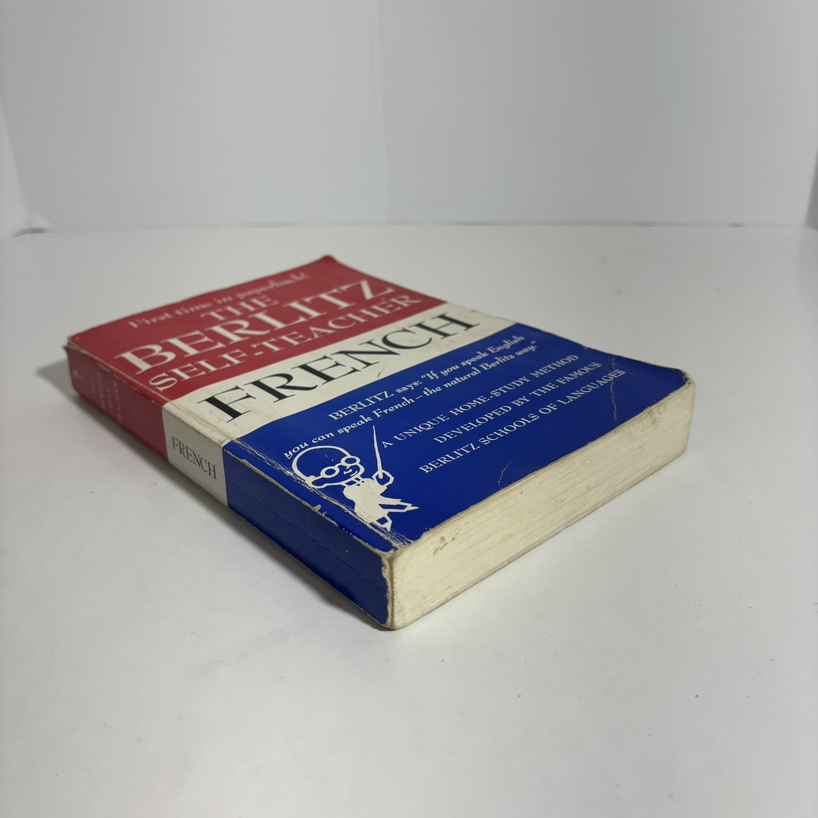 The Berlitz Self-Teacher-French, 1987, 1st TPB Edition. Home Language Study. A9