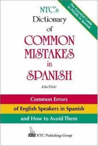 NTC’s Dictionary of Common Mistakes in – Paperback, by Pride John – Very Good