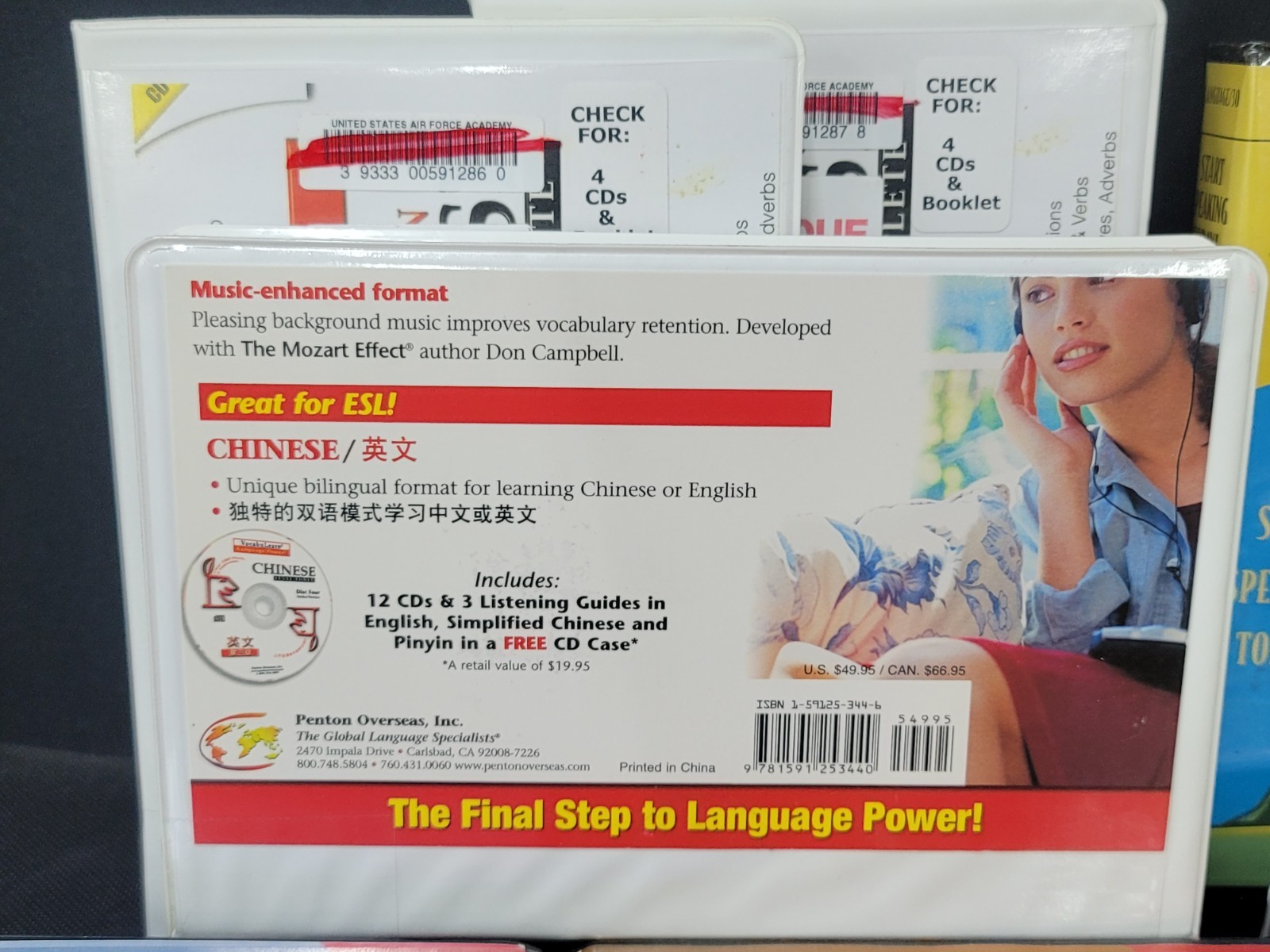 Lot of Mixed Language Media CD’s Tapes Booklets