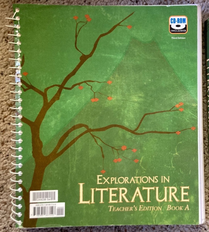 BJU – Explorations in Literature￼. Teacher’s edition with CD-Rom – Book A ONLY