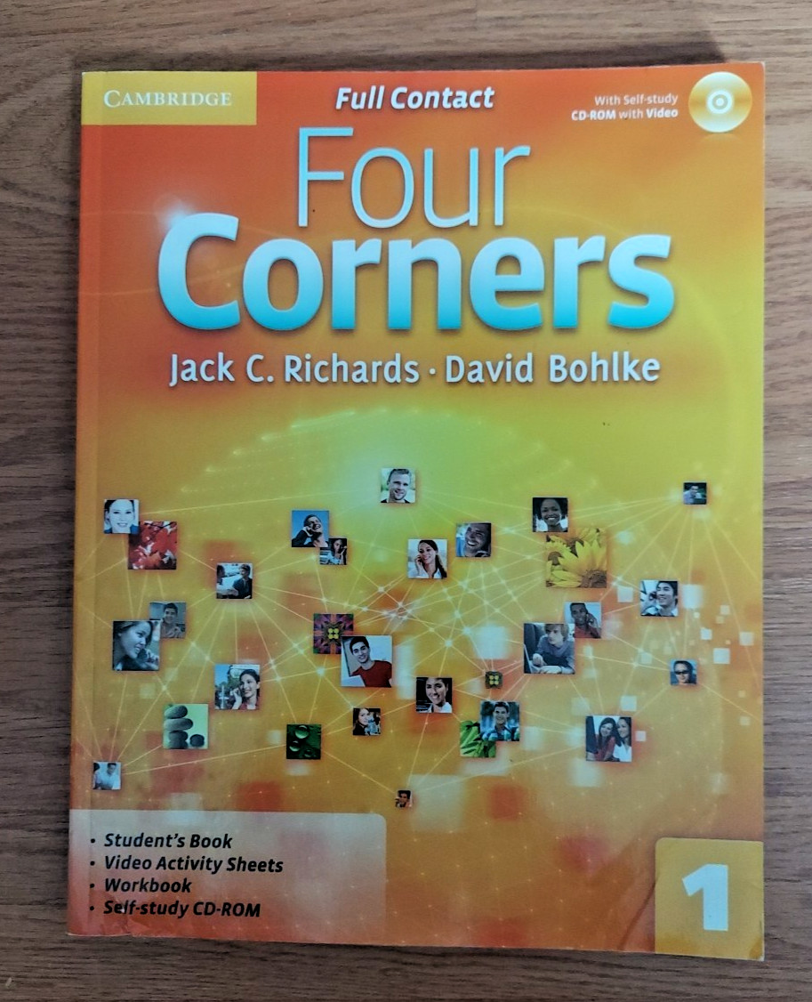 Four Corners Full Contact Level 1 by Jack C. Richards David Bohlke CD with video