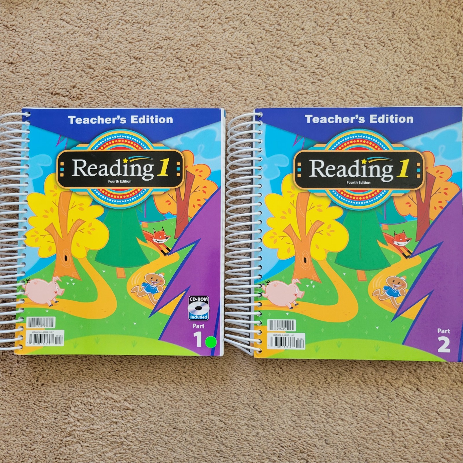 BJU Press Reading 1, 4th Edition Teacher Edition With Cd