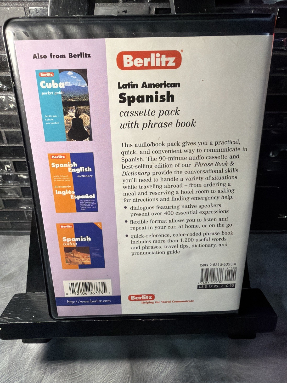 Berlitz Spanish Berlitz Cassette Packs Spanish Edition