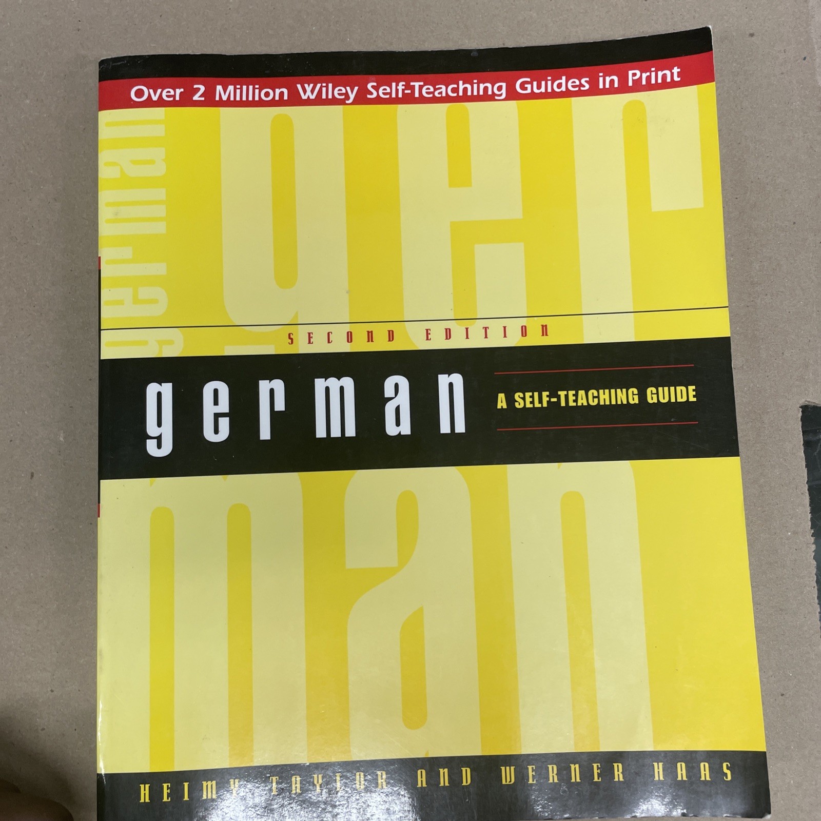 Wiley Self-Teaching Guides: German : A Self-Teaching Guide by Werner Haas and…