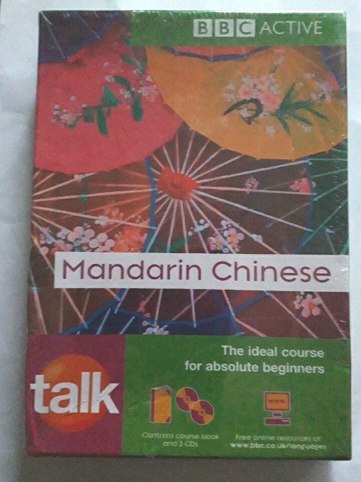 TALK MANDARIN CHINESE 2 CD AUDIO BOOK LANGUAGE COURSE NEW SEALED +128 PAGE BOOK