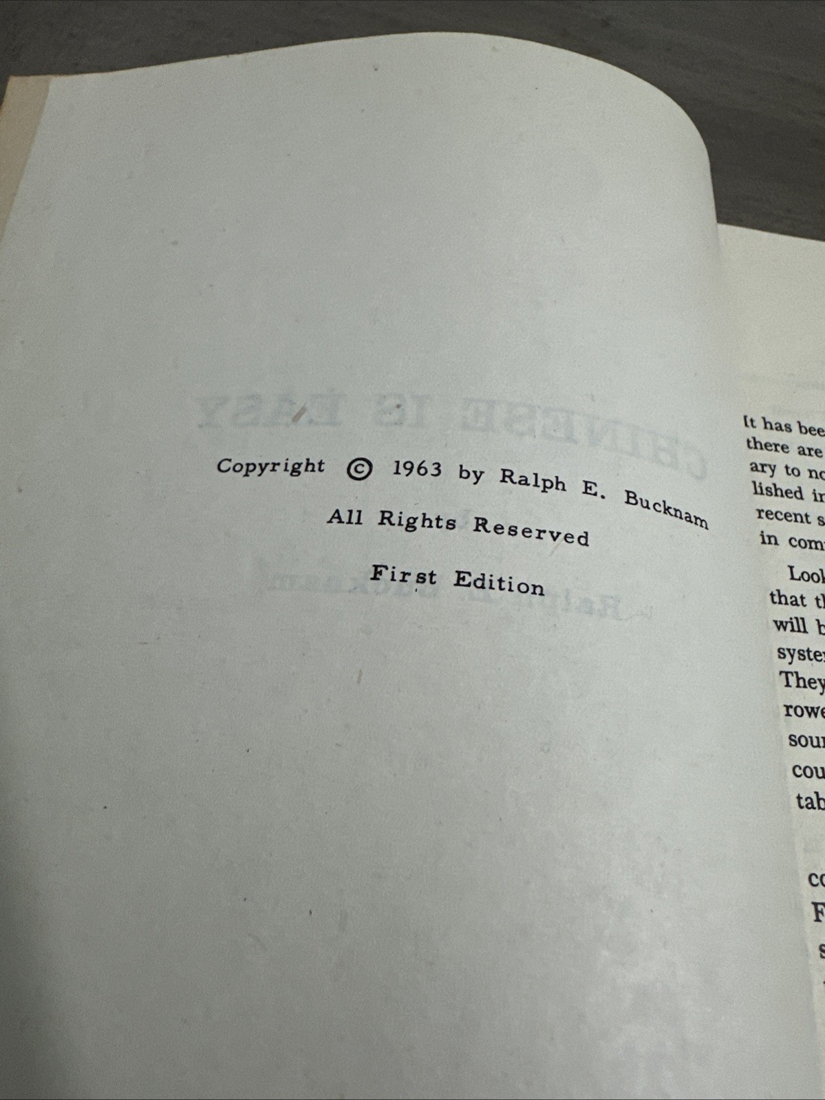 Chinese Is Easy by Ralph E. Bucknam 1963 Language Education First Edition
