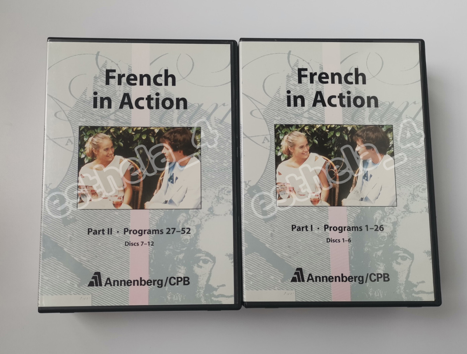 French in Action DVD – Program Part 1 & 2 Language Education 12 DVD set
