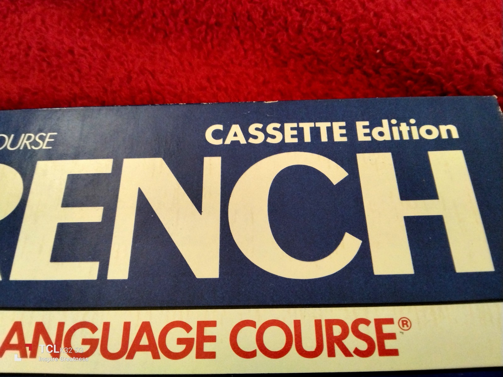 Rare Vintage French Language Course Cassettes “Living French” Complete Very Good