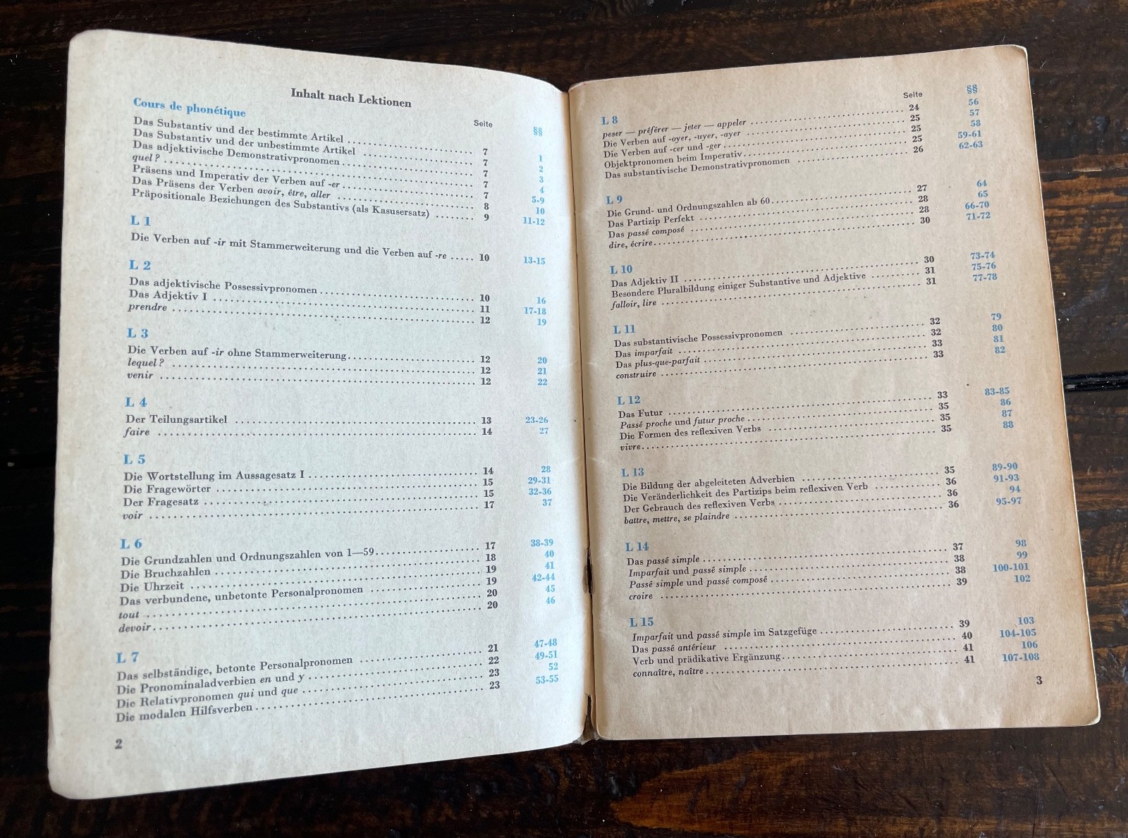 French Study Student Études Française / Salut Lectures German – French workbook