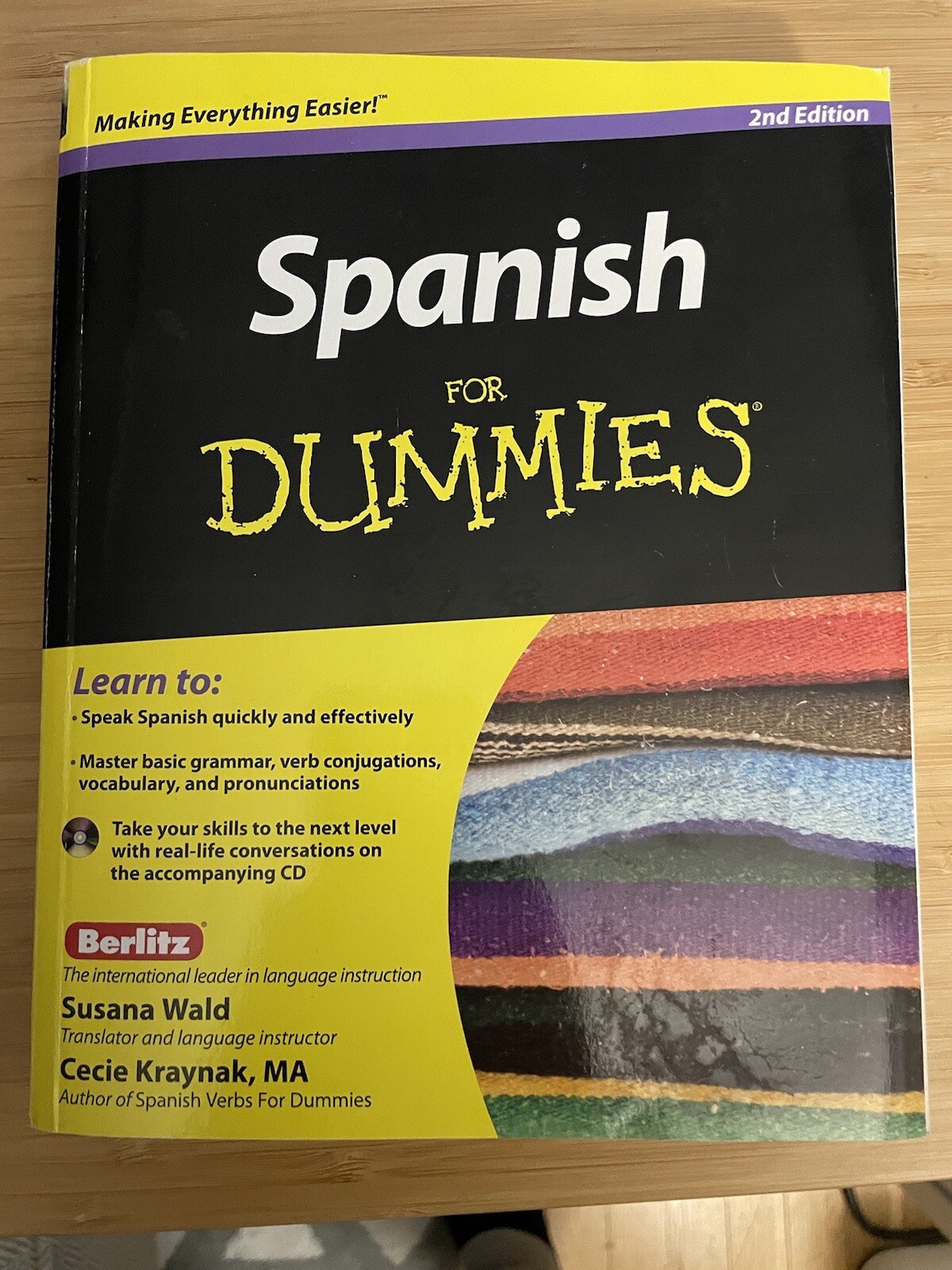 Spanish for dummies 2nd Edition Book With Cd