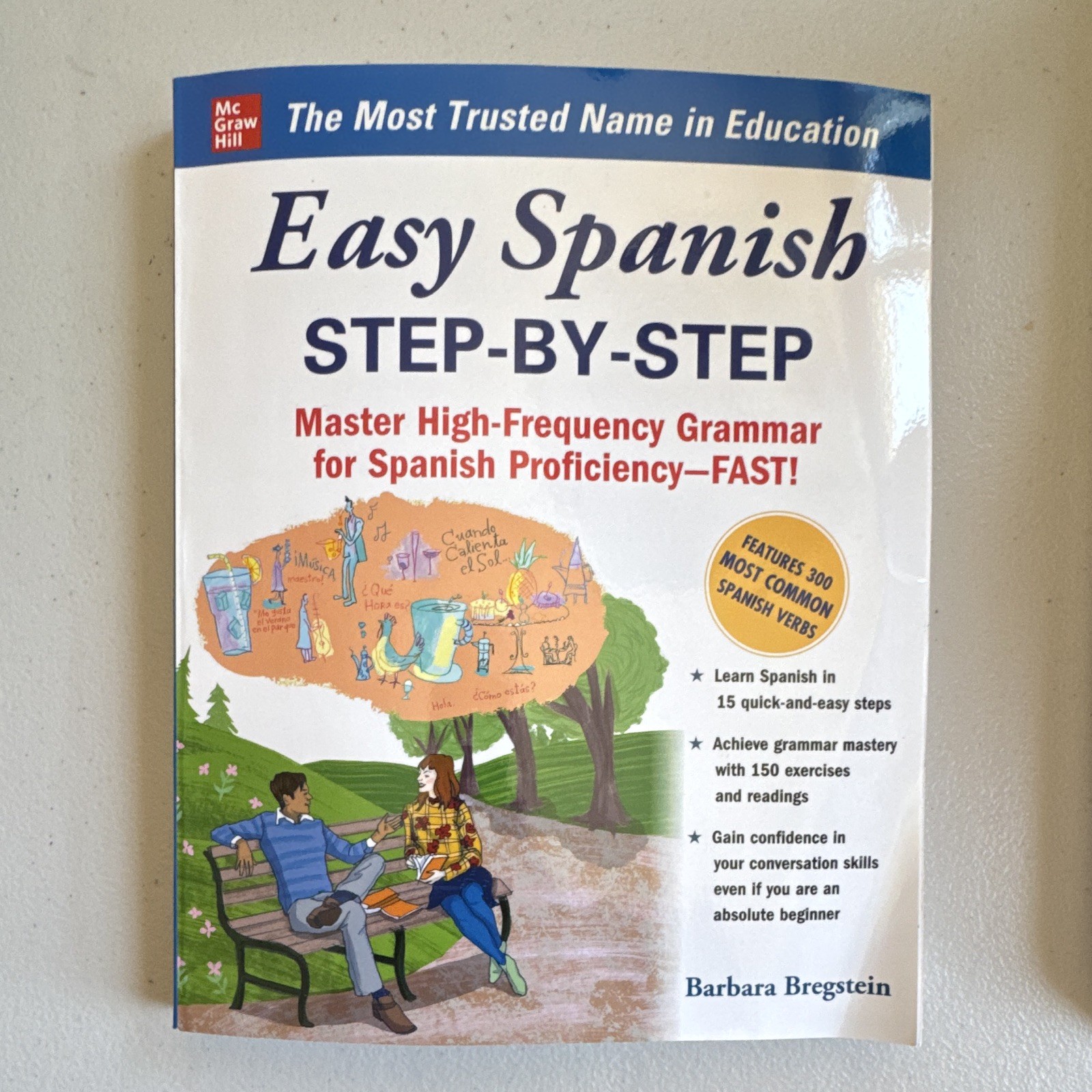 McGraw-Hill Easy Spanish Step-By-Step Paperback Revised Edition Bregstein 2000