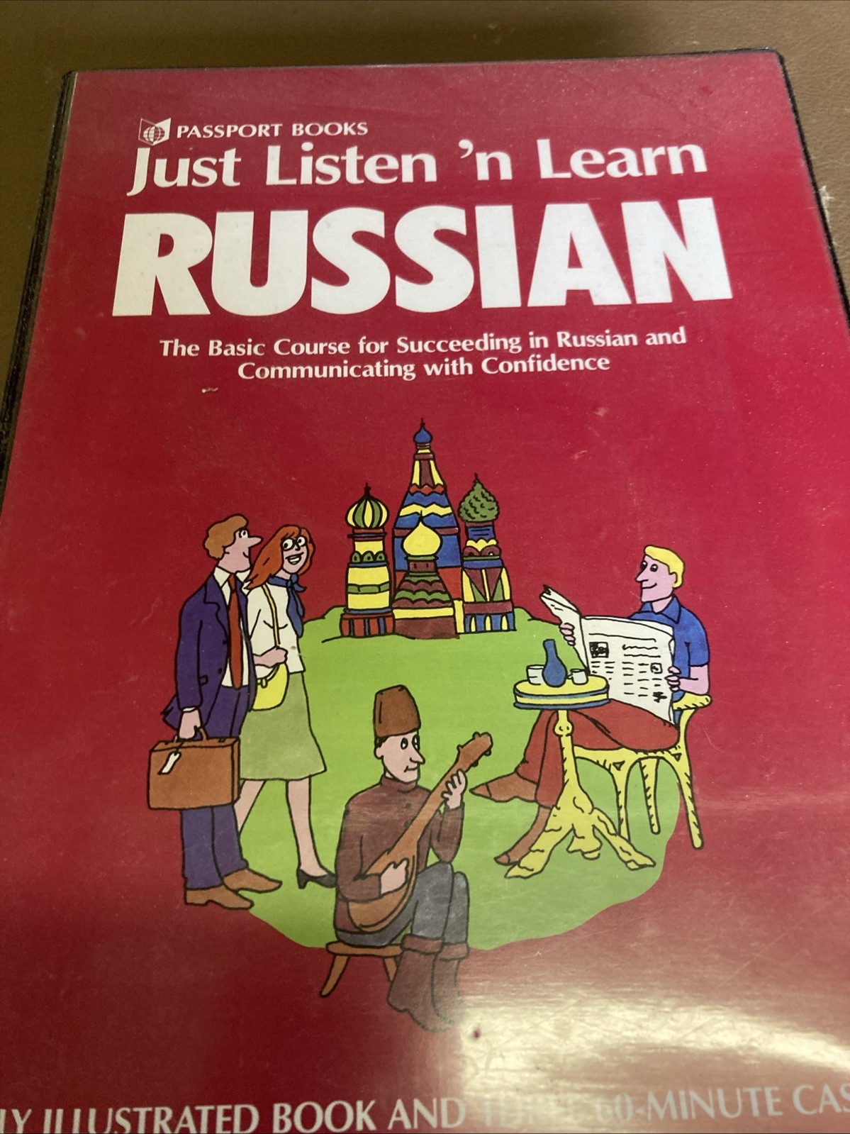 Just Listen And Learn Russian Cassette Tapes And Illustrated Book G3