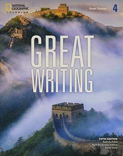 Great Writing 4: – Paperback, by Folse Keith; Muchmore-Vokoun – Very Good o