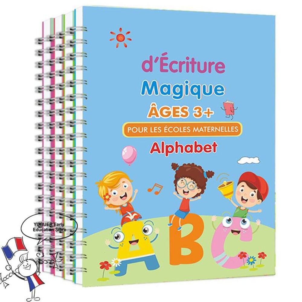 3D French Groove Magic Practice Copybook