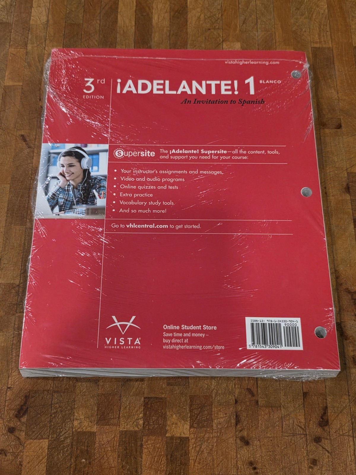 ¡Adelante! 1: An Invitation to Spanish, Third Edition Sealed