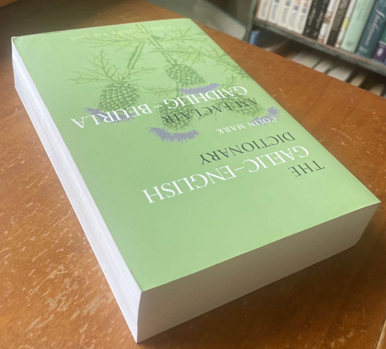 The Gaelic-English Dictionary by Colin Mark, Very Good Paperback