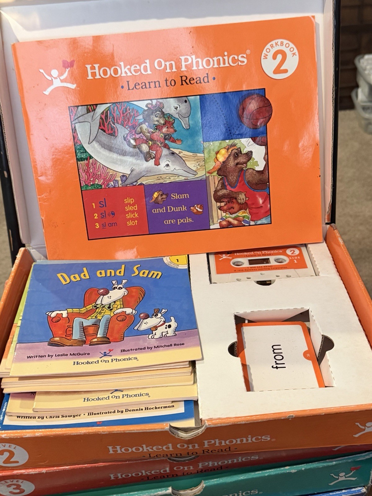 Hooked On Phonics Complete Levels 1 – 5 Books Flashcards Cassette Tapes Books