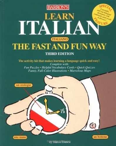 Learn Italian the Fast and Fun – Paperback, by Danesi Marcel; Wald – Very Good o