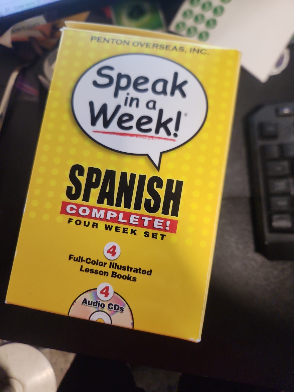Speak in a Week!: See, Hear, Say Spiral-bound, by Penton Overseas Missing Week 1