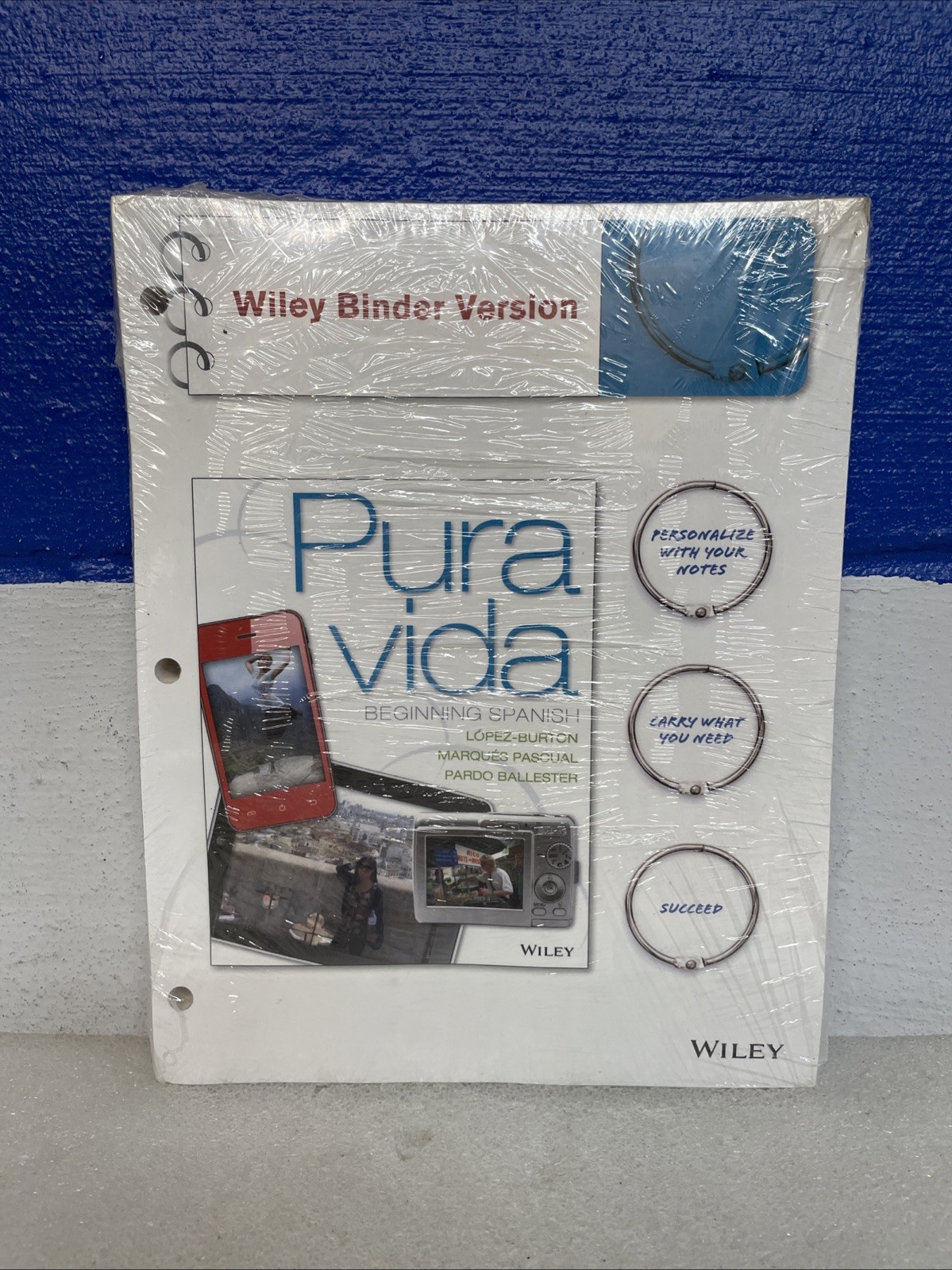 Wiley Pura vida Beginning Spanish Binder Version W/WileyPLUS Registration Card