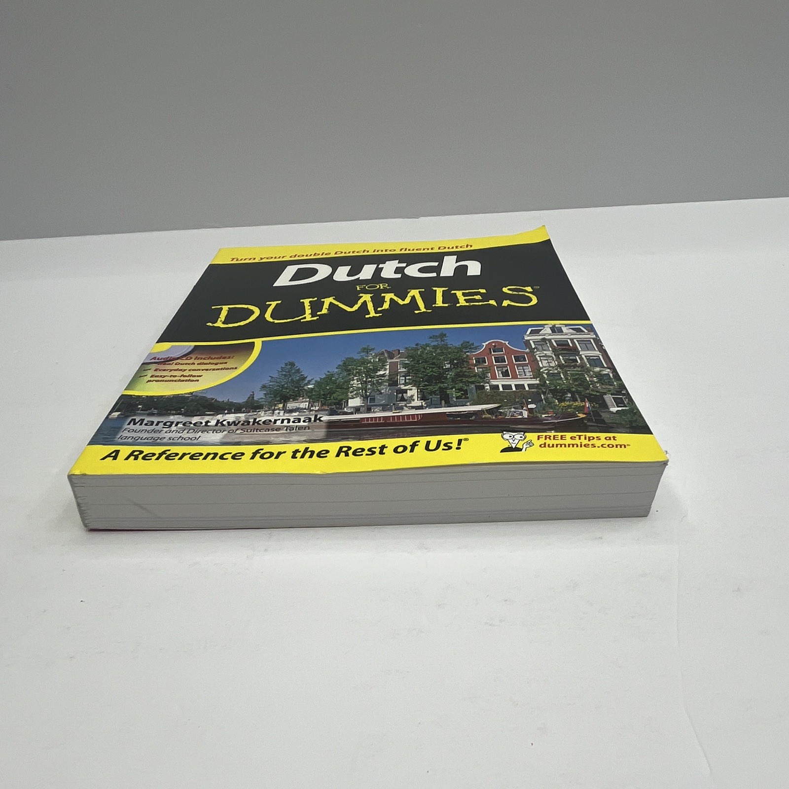 Dutch For Dummies Margreet Kwakernaak Beginner Paperback + Audio CD Wiley 2008