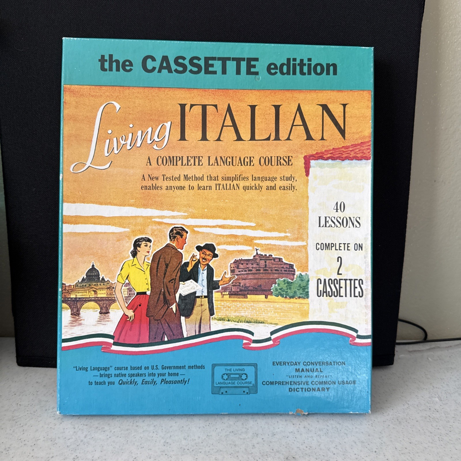 Living Italian A Complete Language Course (The Cassette Edition) 40 Lessons H