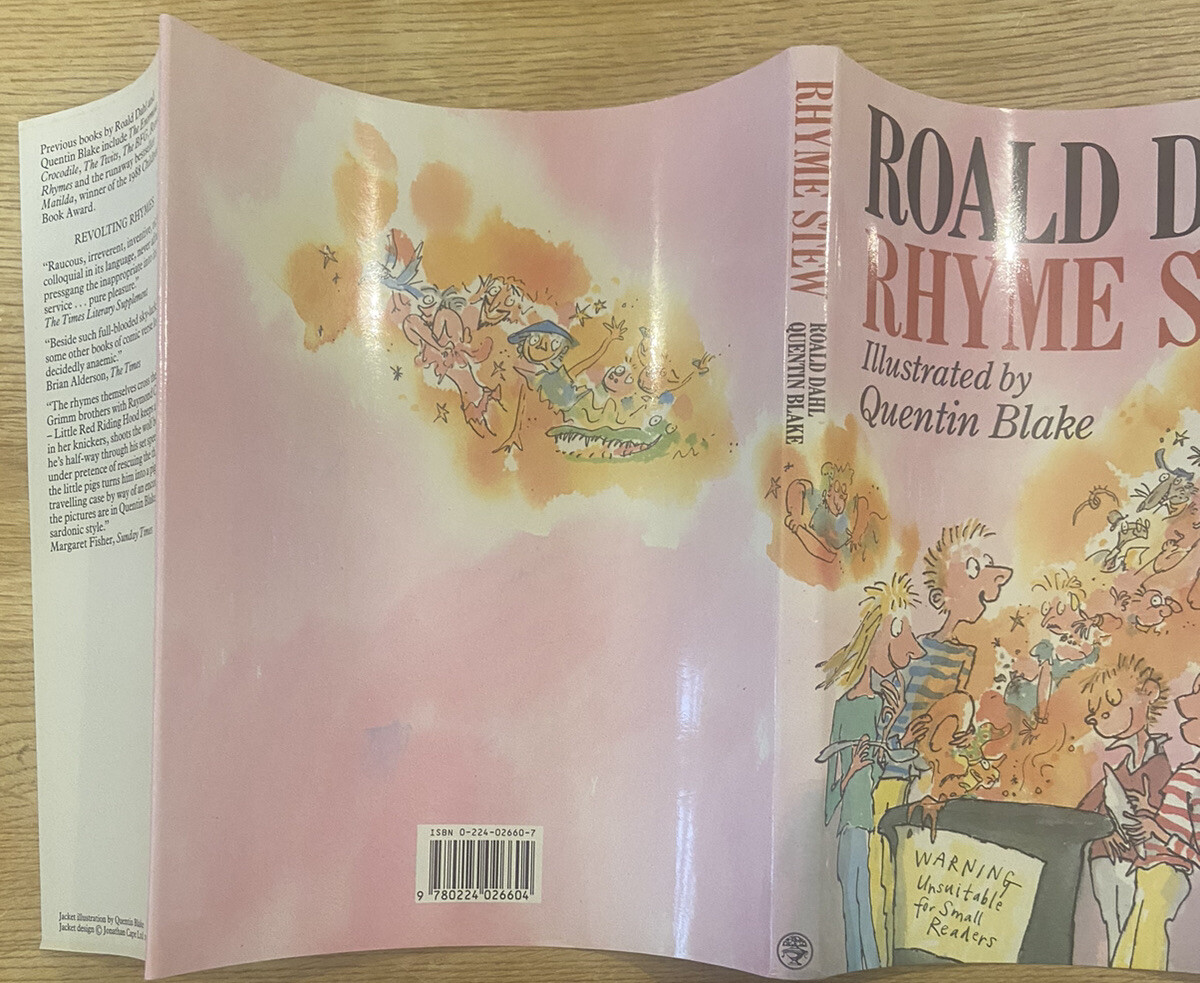 Rhyme Stew by Roald Dahl Vintage first edition Hardback. Author Of Matilda BFG