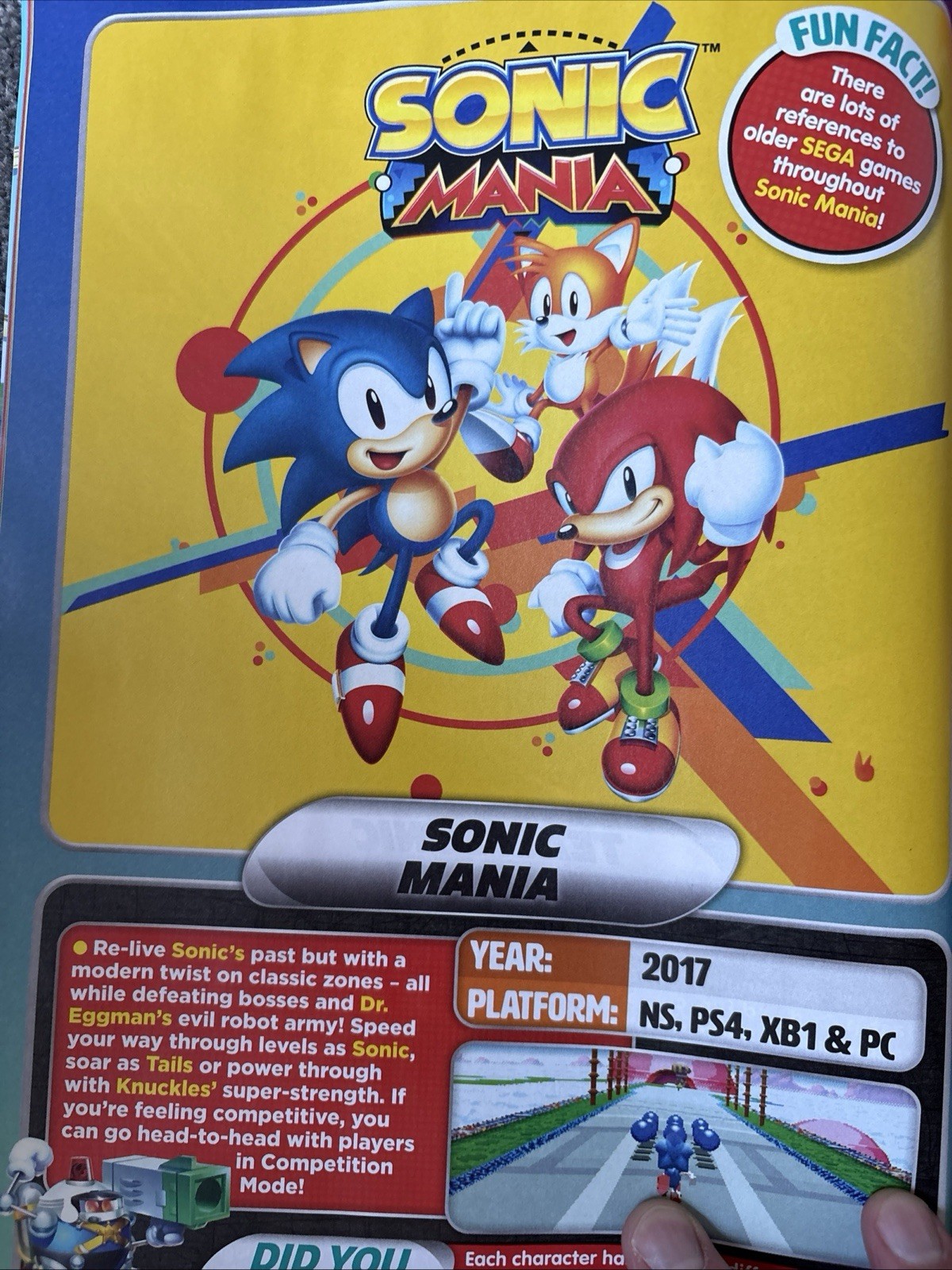 110% Gaming Presents The Big Book Of Sonic All Your Favourite Games Inside