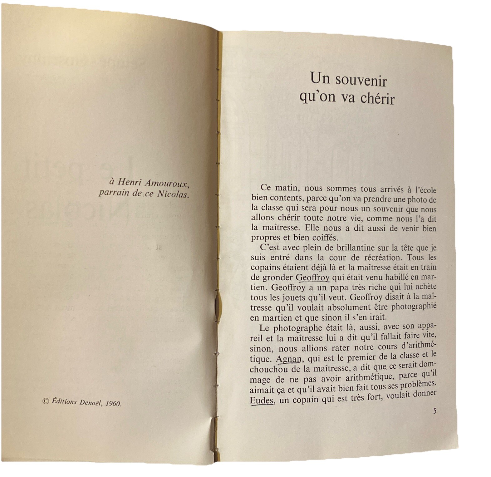 VINTAGE 1960 LE PETIT NICOLAS (FRENCH EDITION) By SEMPE GOSCINNY