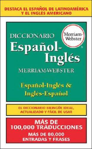 Diccionario Espanol-Ingles, Merriam-Webster – Mass Market Paperback – VERY GOOD