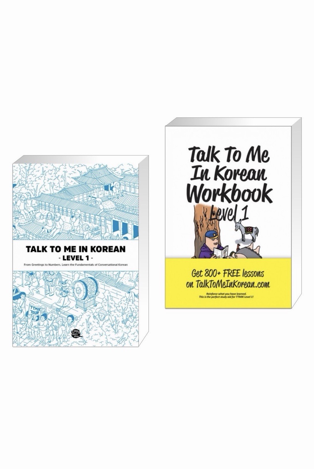 Talk To Me In Korean Level 1 + Workbook Set Korean Beginner Starter Kit