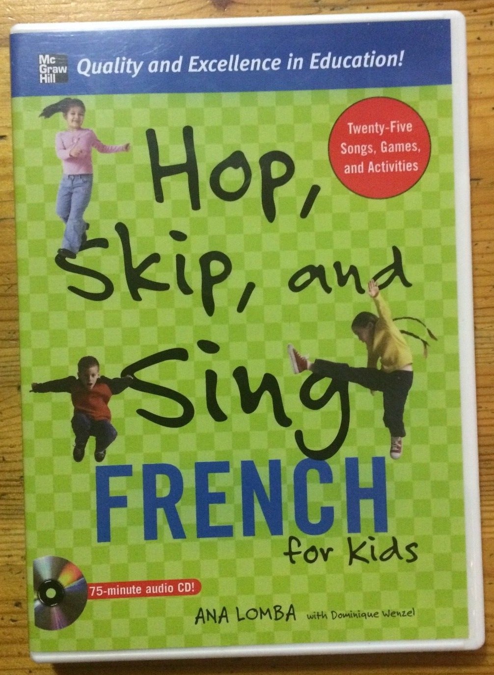 Hop Skip & Sing French for Kids Ana Lomba Dominique Wenzel 2006 CD & Booklet