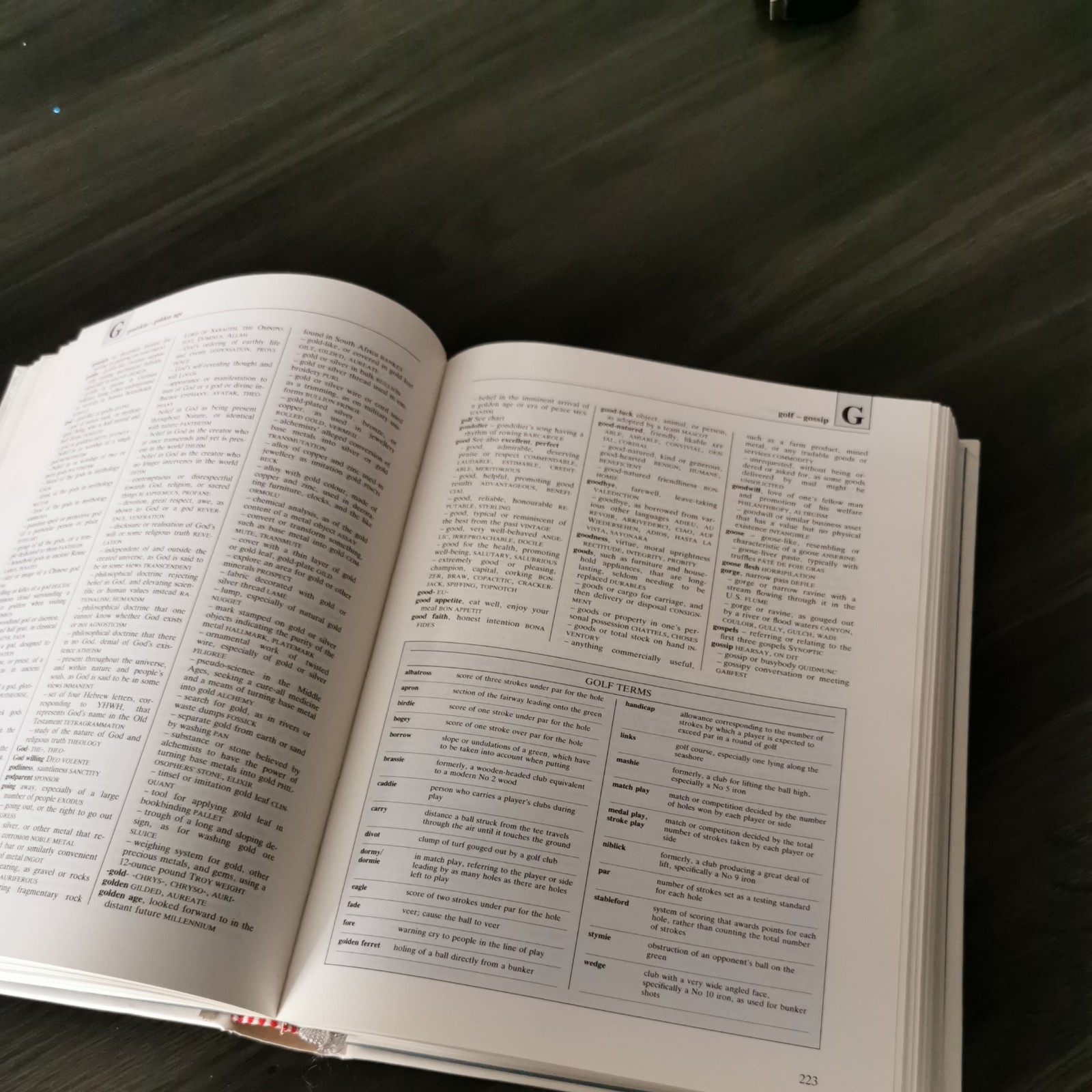 1989 Readers Digest Reverse Dictionary First Edition Hard Back