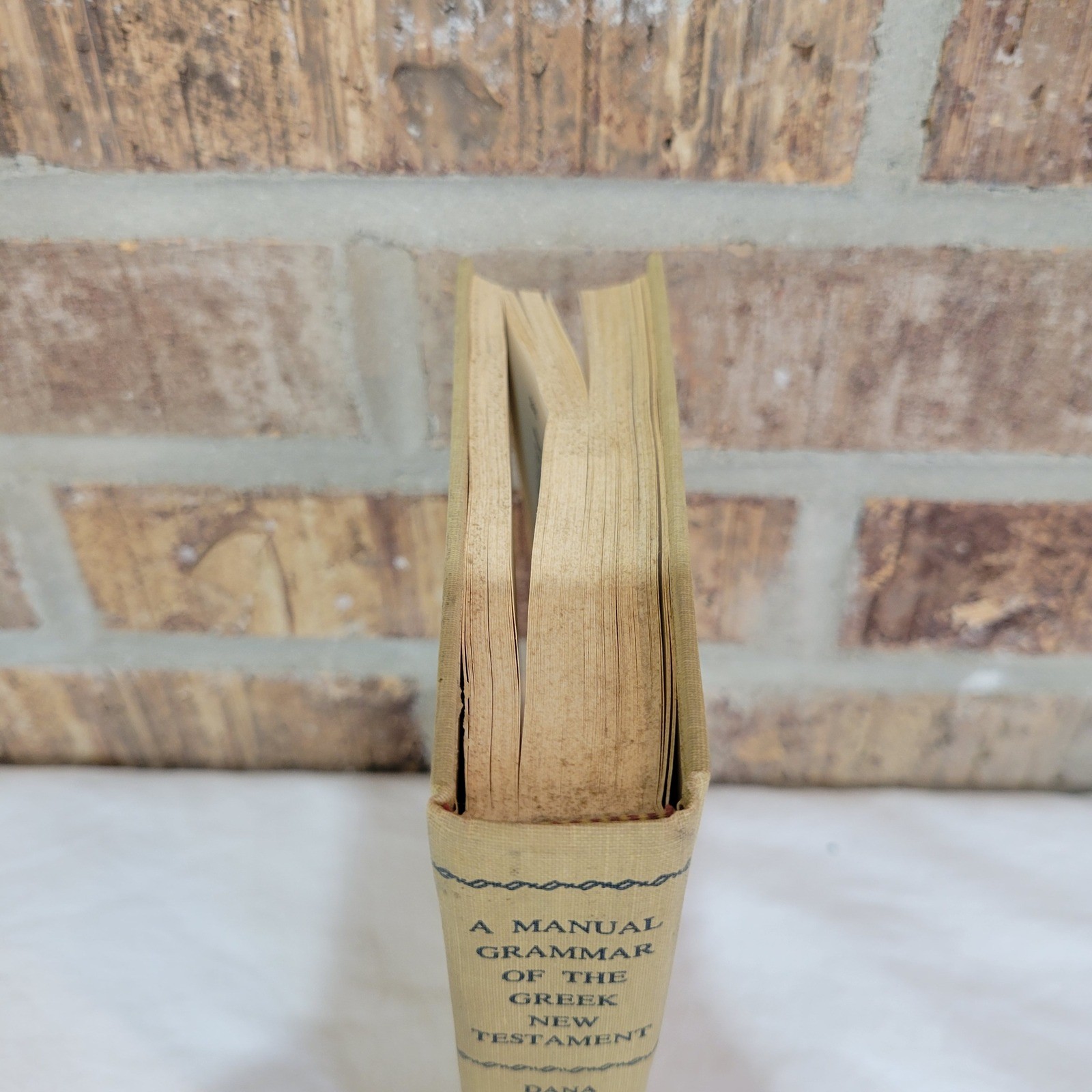 A Manual Grammar of the Greek New Testament Dana Mantey Macmillan 1957 Hardcover