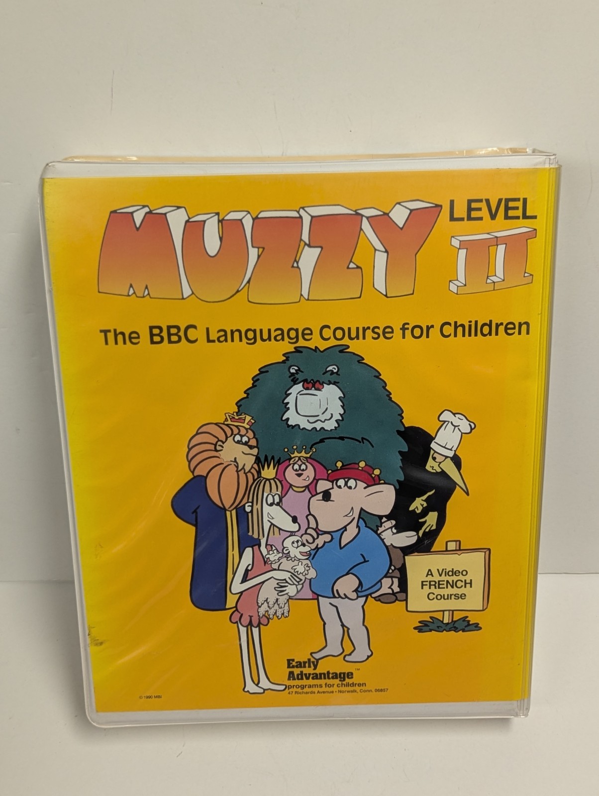 Vintage BBC Muzzy French Language Course for Children Level 2 VHS