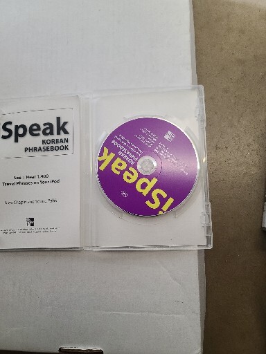 ISpeak Audio Ser.: Korean : See + Hear 1,400 Travel PhrasesYour iPod Like New