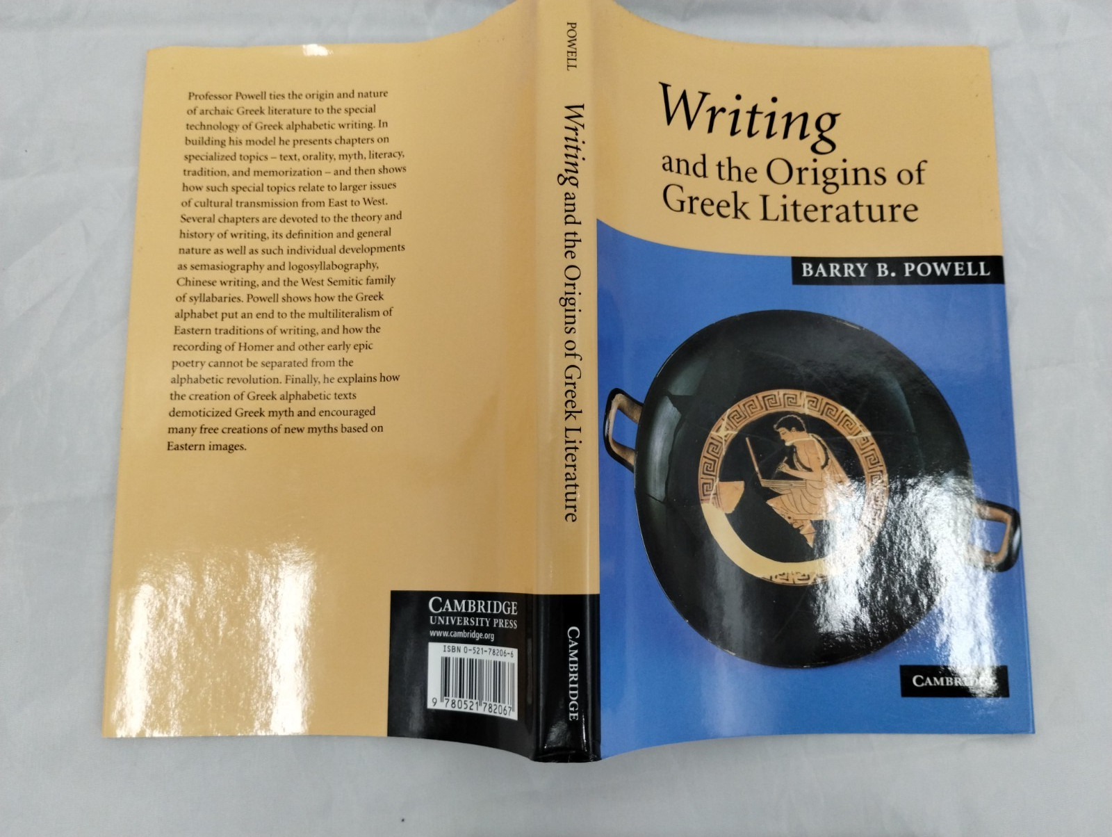 Writing and the Origins of Greek Literature by Barry B. Powell (2002, Hardcover)
