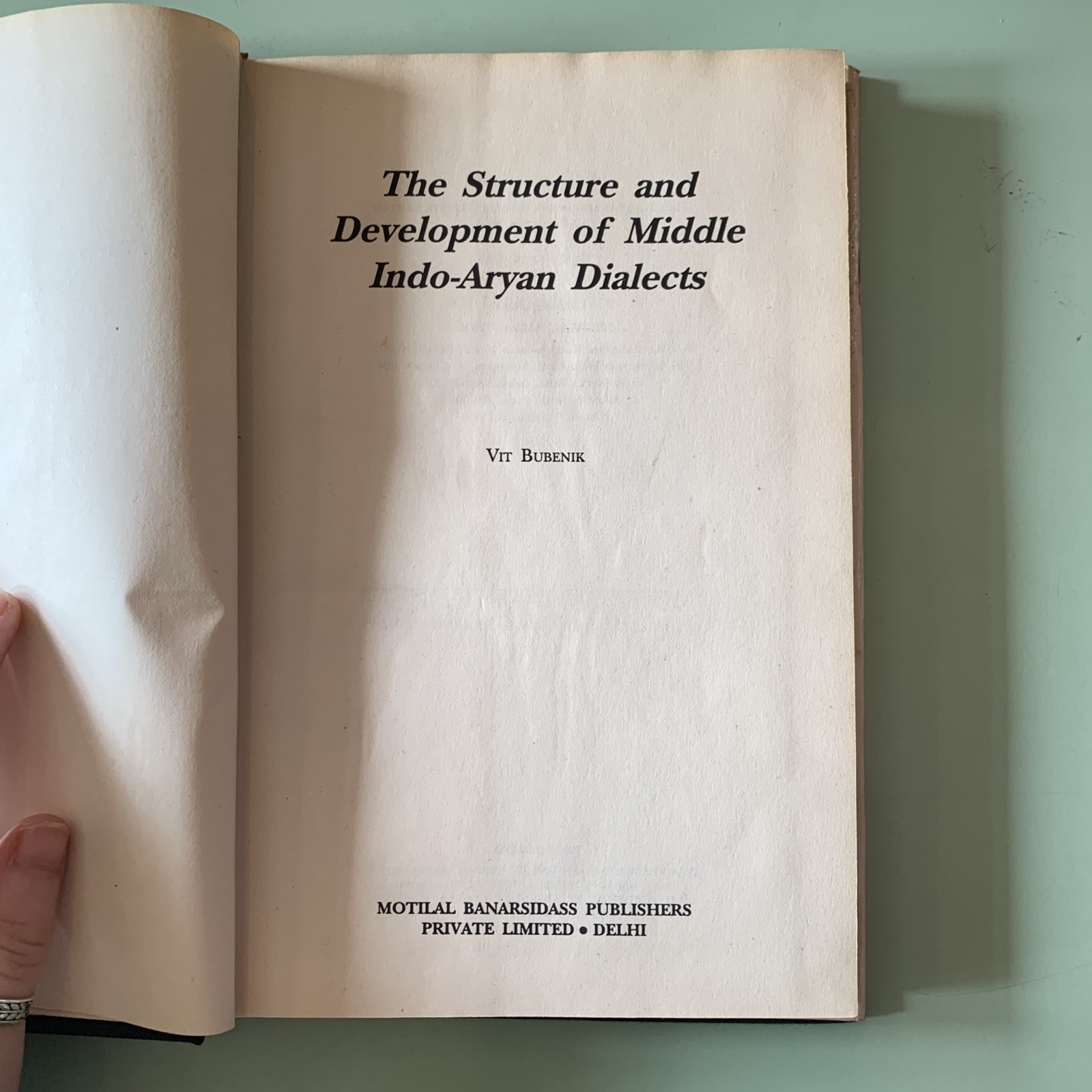 The Structure and Development … – Vit Bubenik, Motilal Banarsidass, 1996 HB
