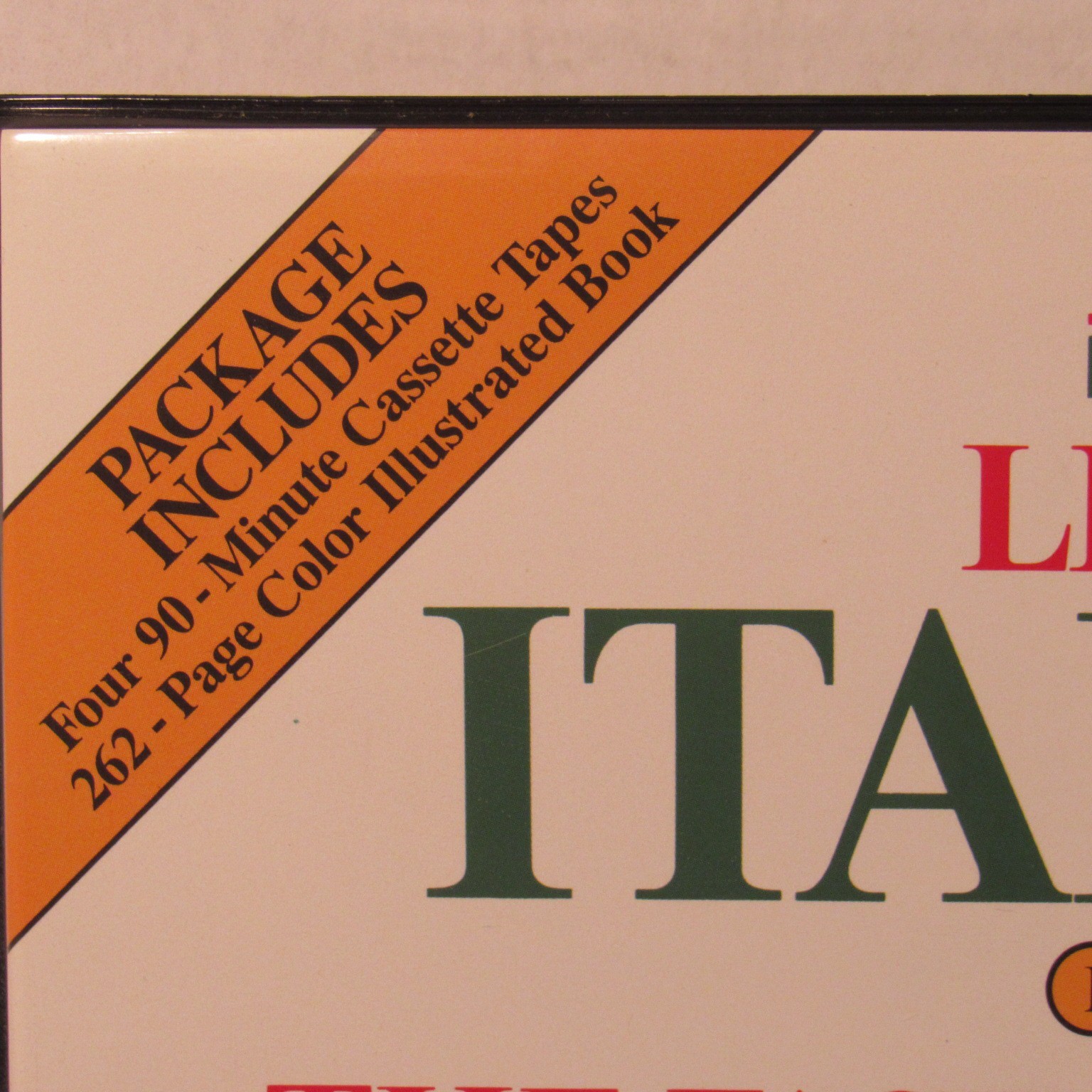 Marcel Danesi LEARN ITALIAN THE FAST AND FUN WAY (Book-Dictionary-Cassettes)