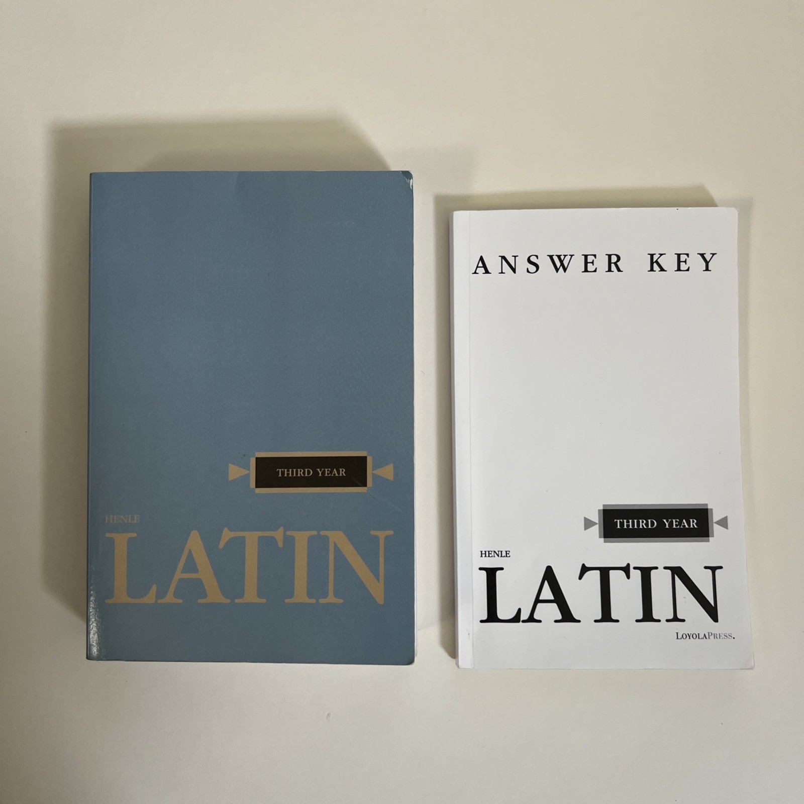 Henle Latin Ser.: Third Year Latin by Robert J. Henle W/ Answer Key Book