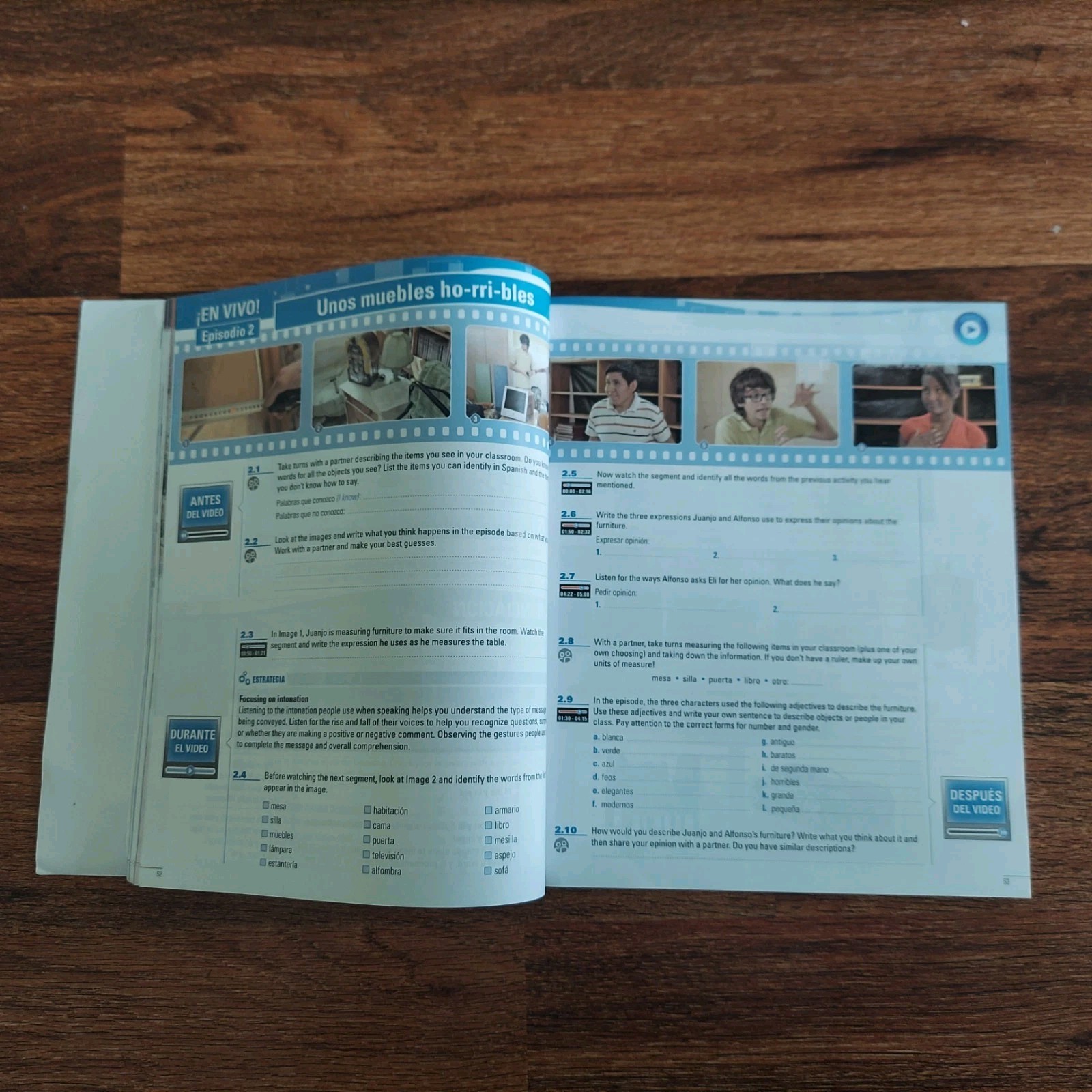 Used Entornos Primer Curso De Lengua Española Units 0-9 WorkbookOnline Code Used