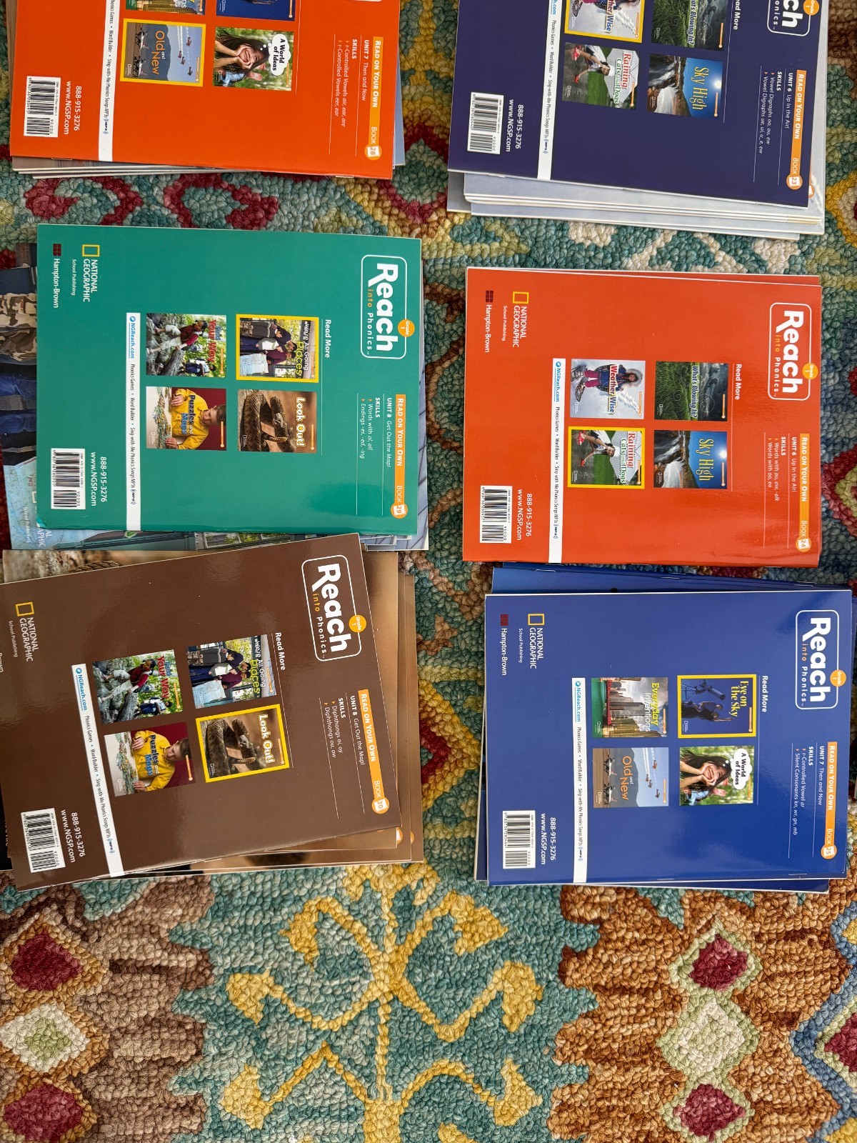 29 Read on Your Own Book Set National Geographic Reach into Phonics Homeschool
