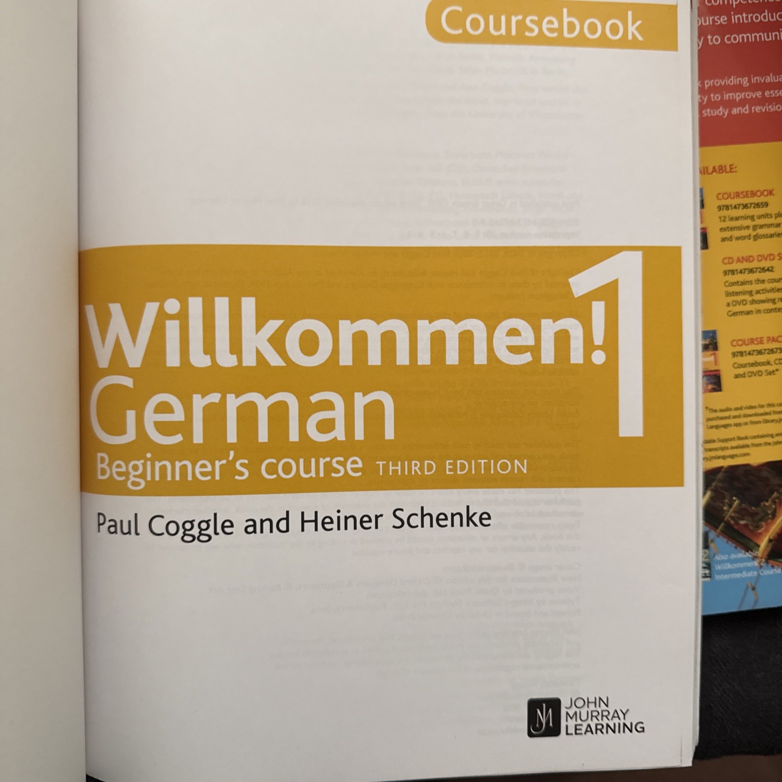 Willkommen German 1 Beginners Course Activity And Course book