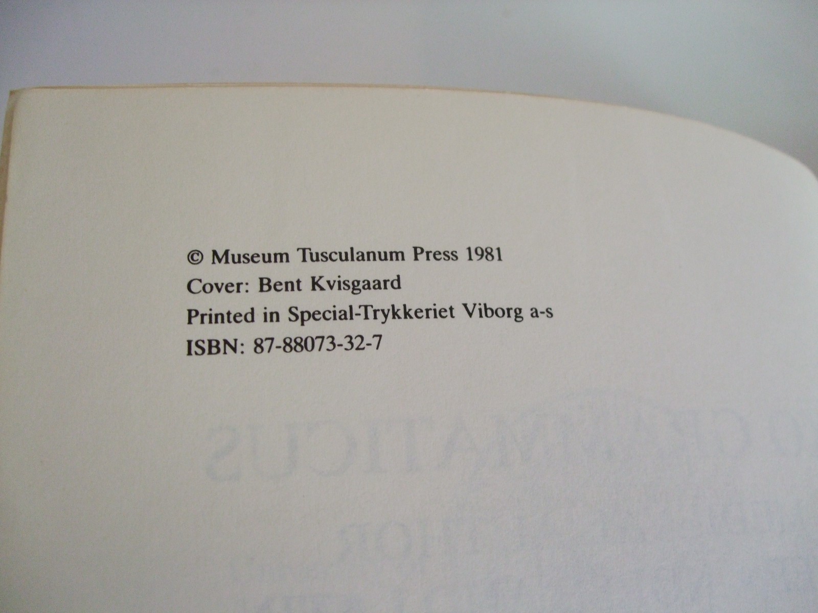 Saxo Grammaticus: A Medieval Author between Norse and Latin Culture. 1981
