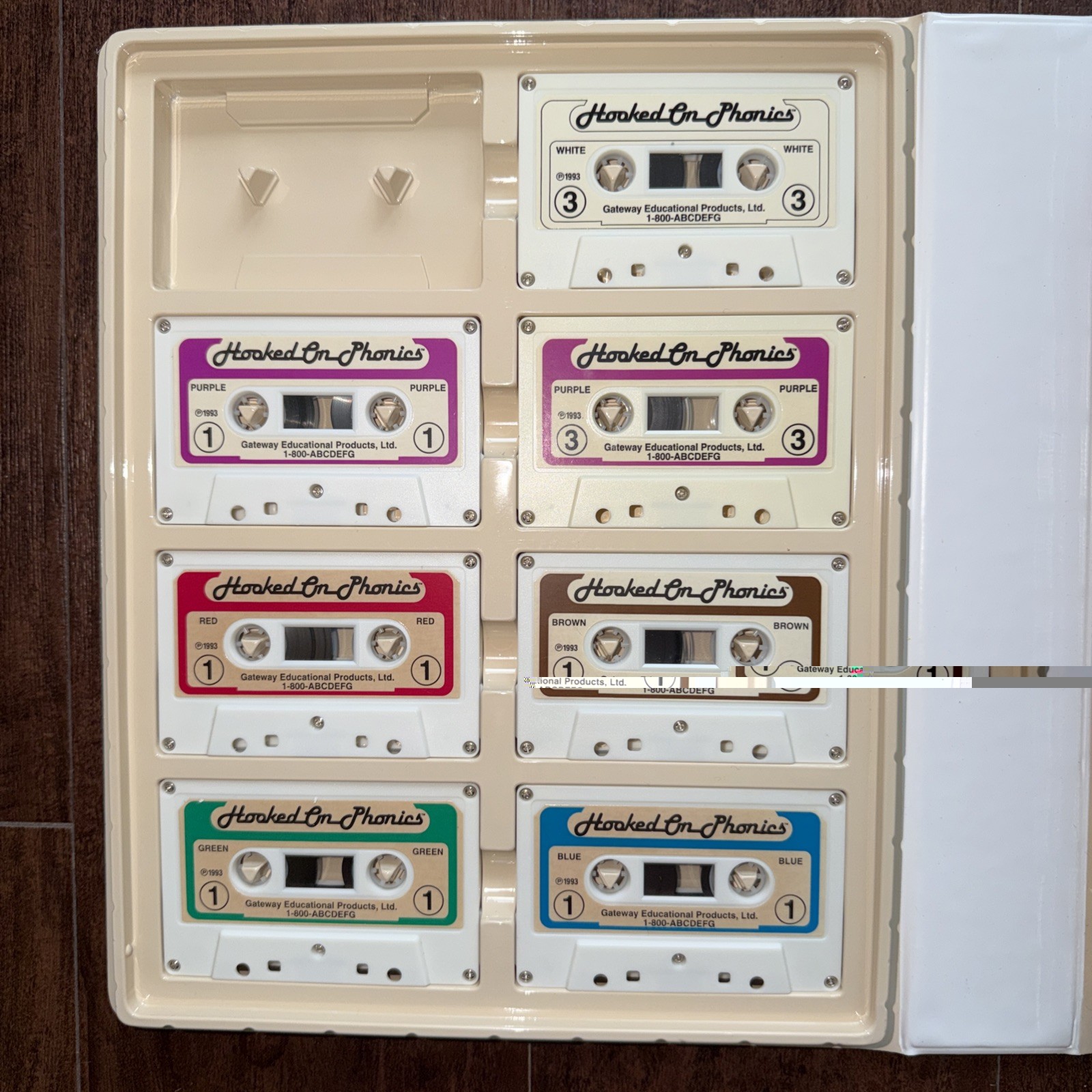 Hooked on Phonics Reading Program Homeschool Learning Set Cassettes & Cards
