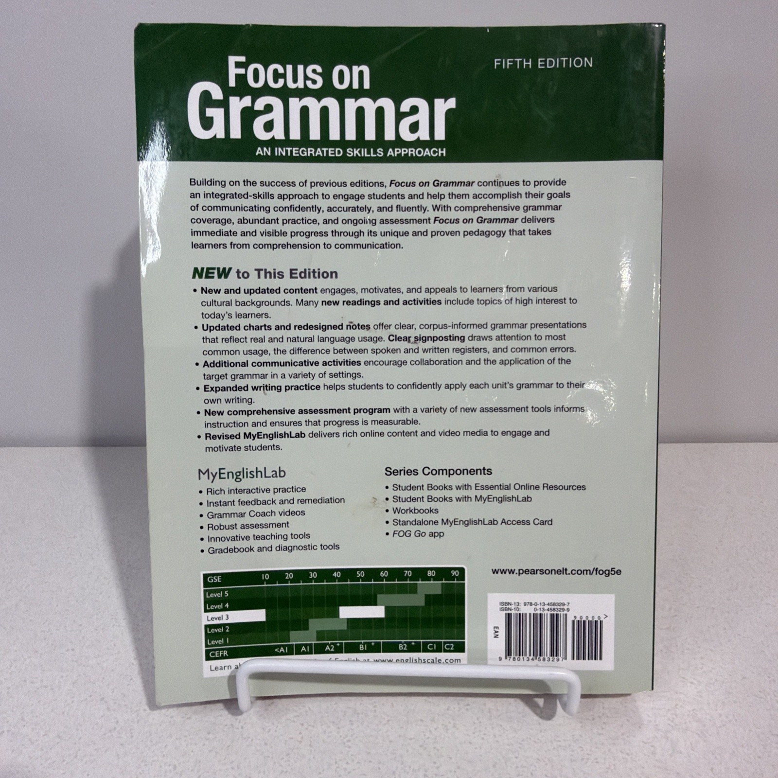 Focus on Grammar 3 Paperback Fuchs, Bonner, Westheimer Fifth Edition Pearson