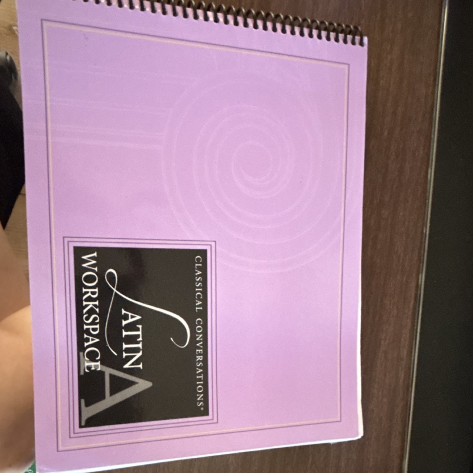 Classical Conversations Latin Workspace A Spiral Bound Workbook 2018 Latin Study