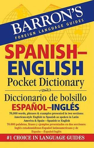 Barron’s Spanish-English Pocket Bilingual Dictionary (Barron’s Foreign La – GOOD