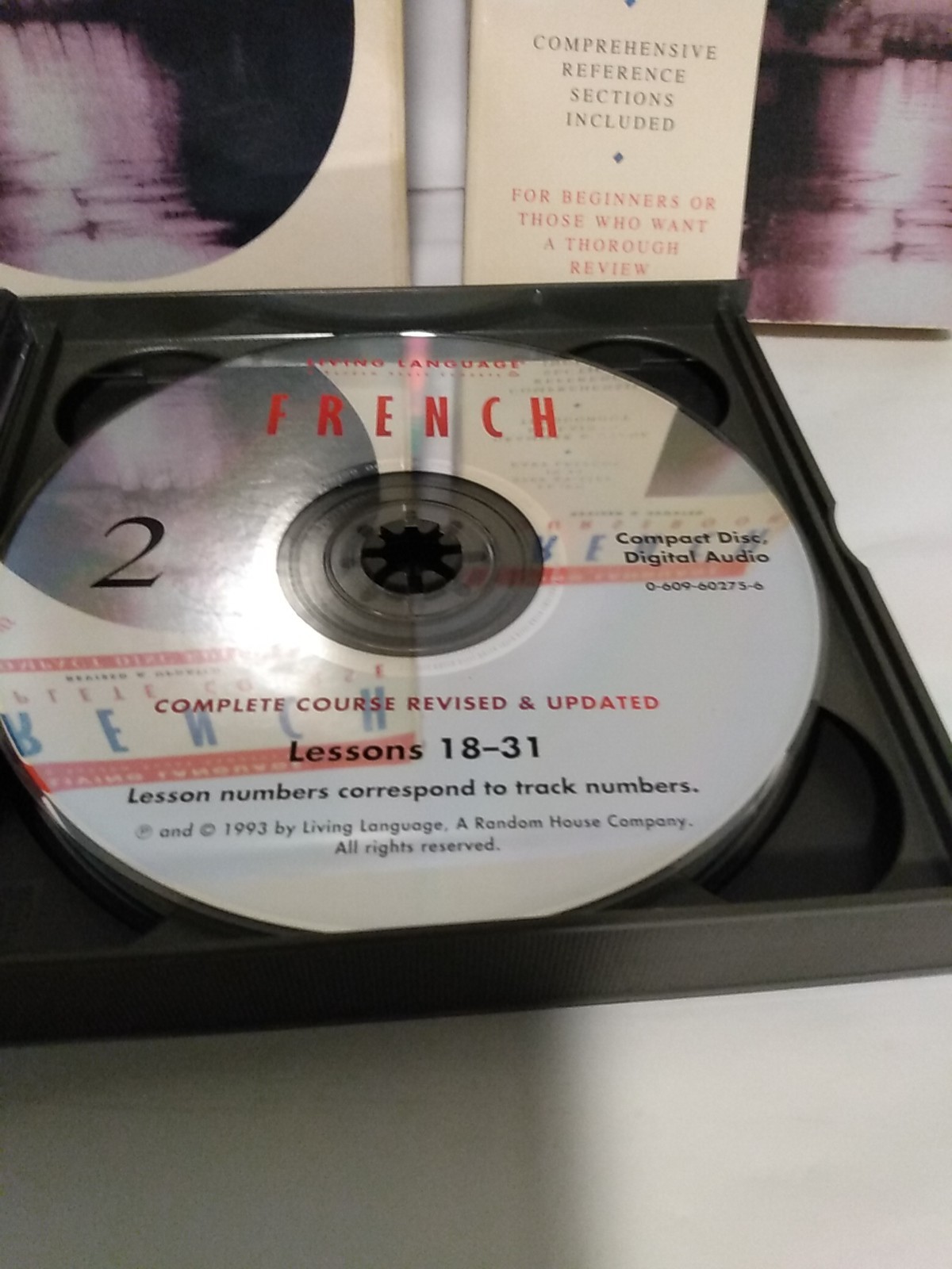 Living Language French Course Compact Disc 40 Lessons Course Book, Dictionary