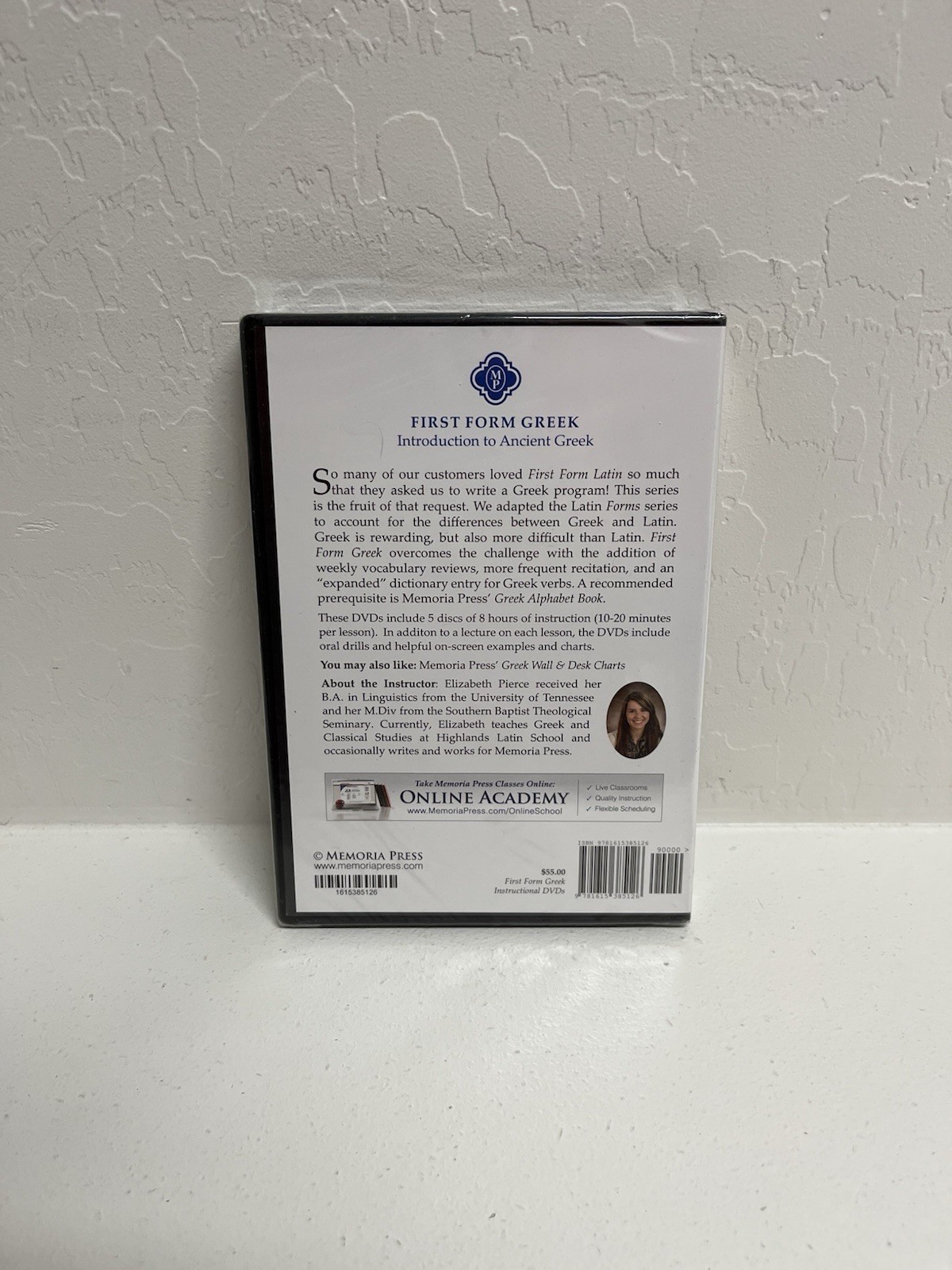 Memoria Press First Form Greek DVD 5 Disc Instructional Set New Sealed